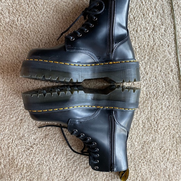 dr marten jadon combat boots - Picture 2 of 8